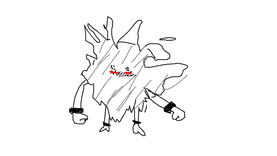 手描きのコノヨザルのイラスト